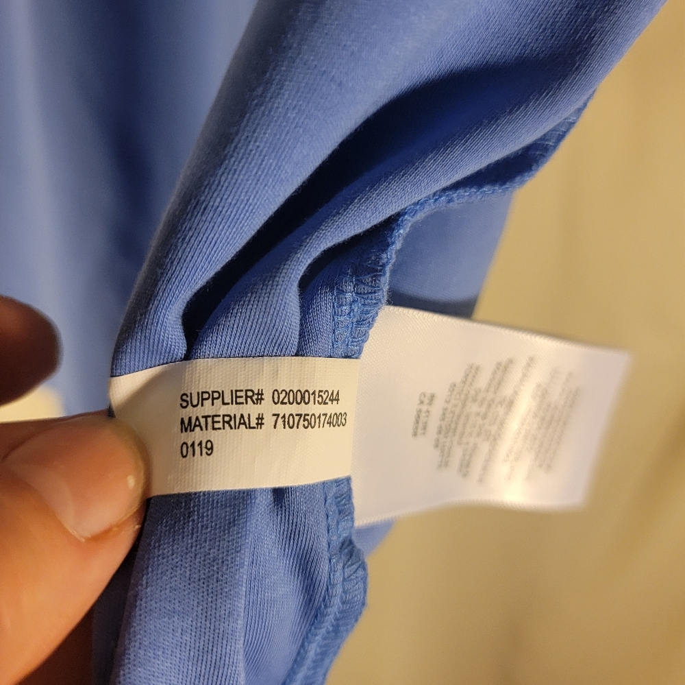 POLO Ralph Lauren Faded Royal Blue Heather Mens Blue Label Customer Slim Fit‎ XL - Picture 10 of 10